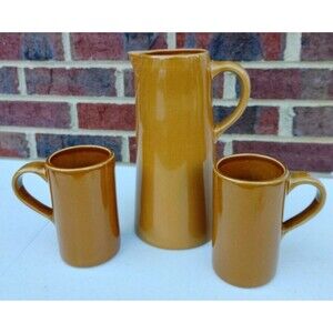 SPRINGTIME Boho Country Cottage Core POTTERY BARN Pitcher & Mug Set VGC